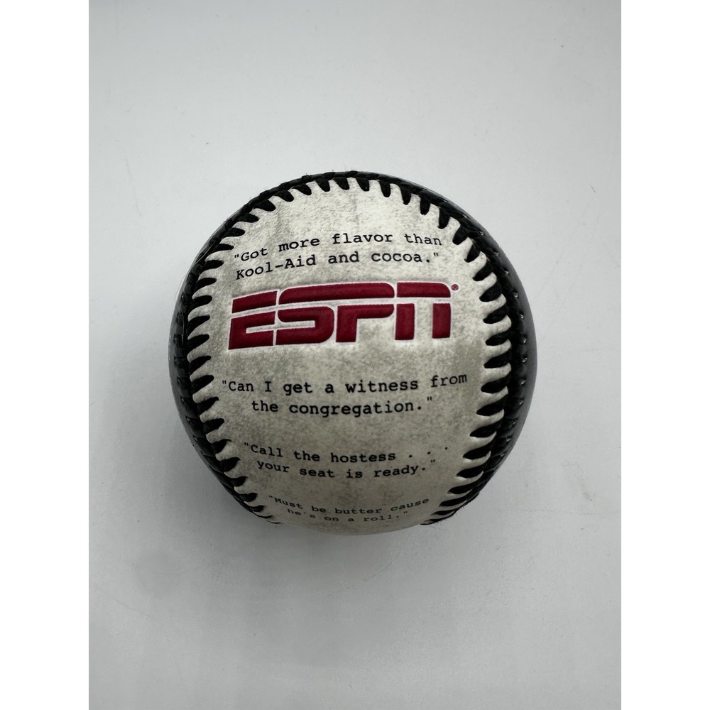 Vintage ESPN Sports‎ Center Promotional Baseball Souvenir RARE MLB Collectible